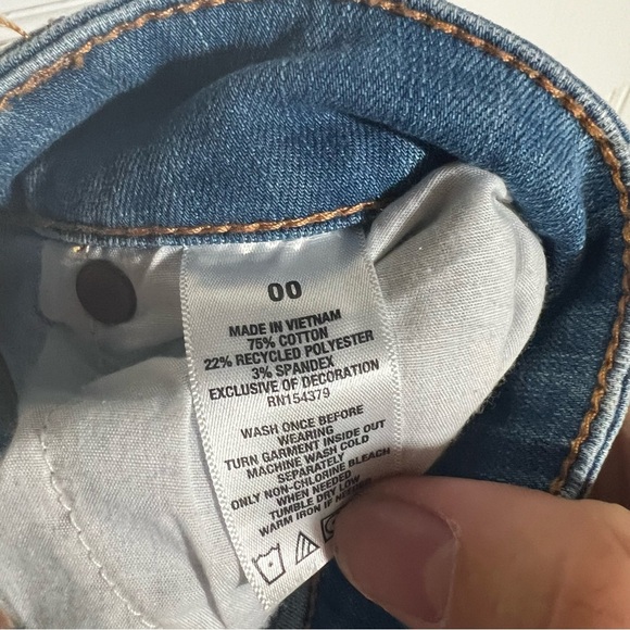 Aeropostale High Rise Midi Jorts Size 00 - Picture 9 of 9